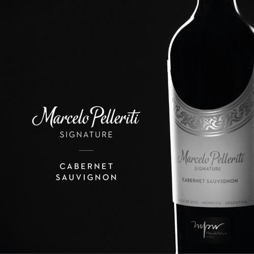 Imagen 2 de 10 de Vino Marcelo Peleritti Signature Cabernet Sauvignon X 6 --