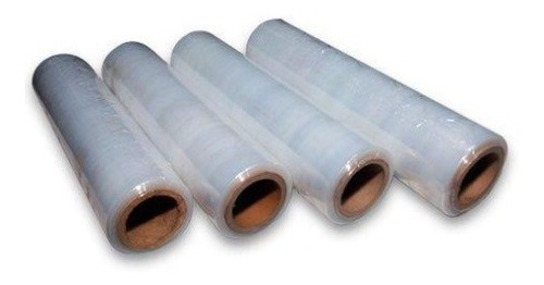 1 Filme Stretch 500mmx25 Micras Pallets Bagagem Pronta Entr Transparente