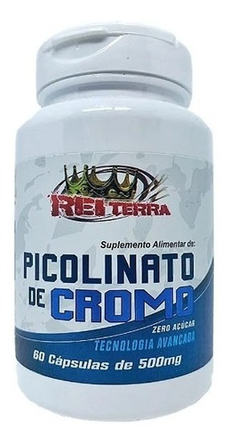 Picolinato De Cromo 60 Cap 1xdia 500mg Maior Concentração