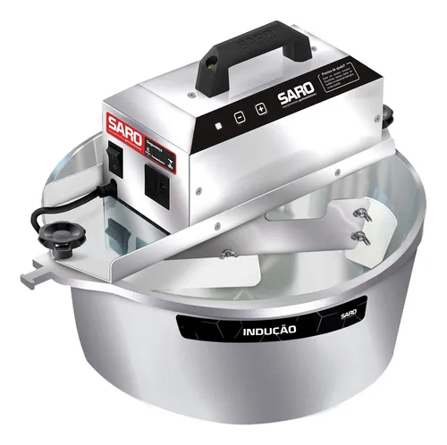 comprar Panela De Indução Mexedora Para Doces E Brigadeirinhos 10 Litros Frequência 50-60Hz PA10PI Saro Bivolt