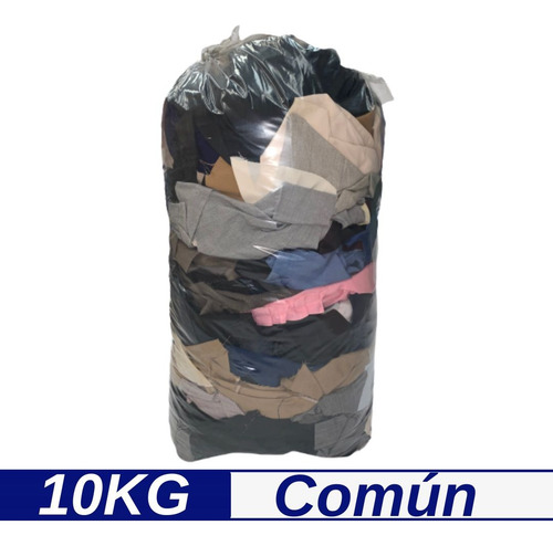Trapos Limpieza Industrial - Común Industrial 10 Kg Multicolor