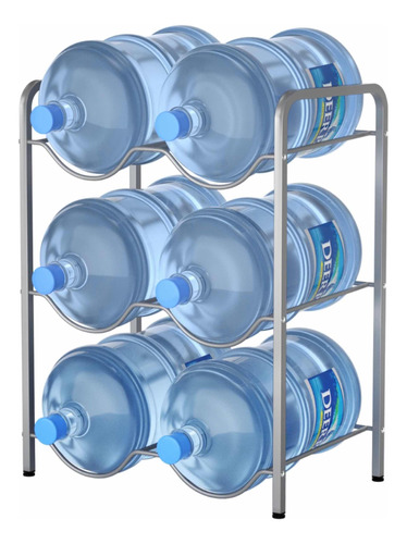 Rack Estante Organizador De 6 Botellones Bidones Agua 20 L