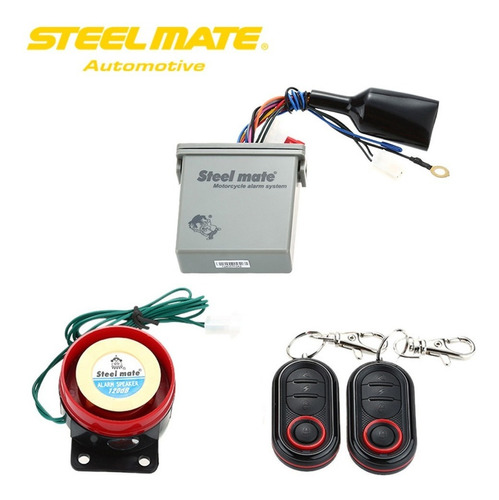 Sistema De Alarma Para Motocicleta Steelmate 986e Remote Eng