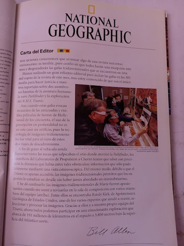 Revista National Geographic No 2 Agosto 1998 (Usado)