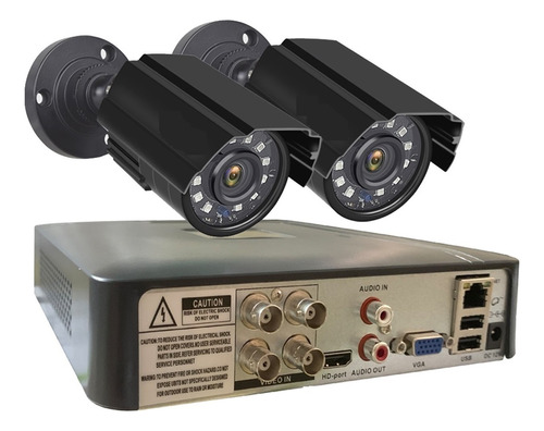 Cámara Ahd De 5mp, 4 Canales, 5m-n, Kit De De Seguridad Dvr