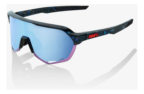 Óculos 100% S2 Black Holographic Hiper Blue Multilayer Pro