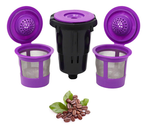 Filtros Reutilizables Purehq, Para Keurig, C/adaptador, 3pcs