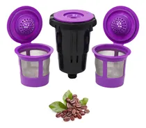 Comprar Filtros Reutilizables Purehq, Para Keurig, Con Adaptador, 3 
