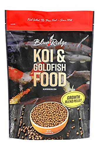 Blue Ridge Fish Food Pellets De 2 Libras, Koi Y Goldfish Cre