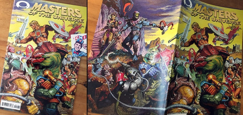 Comic - Masters Of The Universe #1 Foil He-man Skeletor