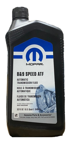 Aceite 8&9 Speed Grand Cherokee Mopar Somos Tienda Fisica