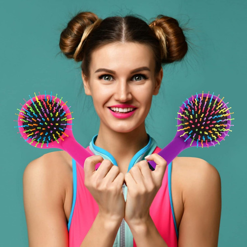 Cepillo para cabello acolchado Universo en Linea Cepillo De Rizos a escoger