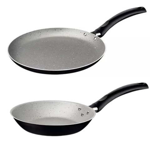 Jogo De Panela Tramontina Linz 10 Peças Conjunto De Alumínio Preto Com Revestimento Antiaderente Starflon Max Para Cozinha Completa Durabilidade Extra Turim Kit De Caçarolas E Panelas