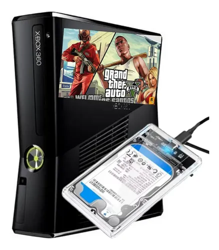 Hd Externo 250gb + Exploit + Games Roda Em Todos Xbox 360
