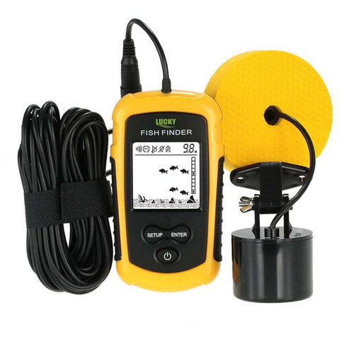 Sonar Portátil Com Sonda Ultra-sônica Para Pesca Fish Finder