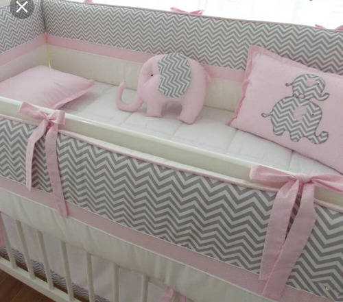 Set De Cuna Para Bebes - Ropa De Cuna- Diseño Bordados
