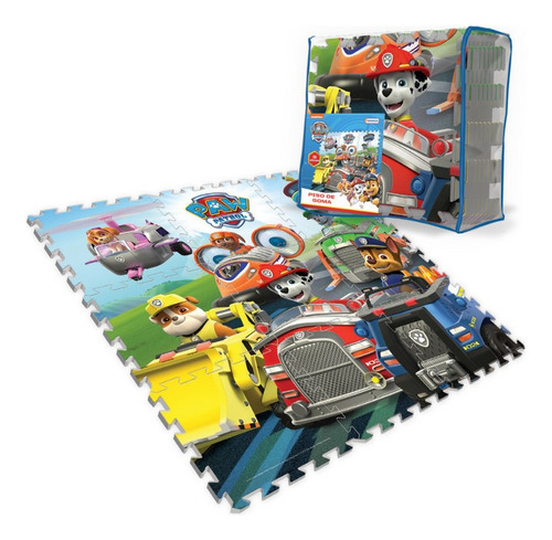 Piso De Goma Infantil - Paw Patrol