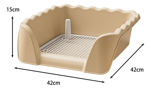 Caja De Arena Extraíble Para Perros, Inodoro Con Café