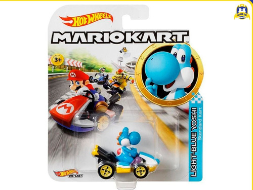 Hot Wheels | Mario Kart | Light - Blue Yoshi