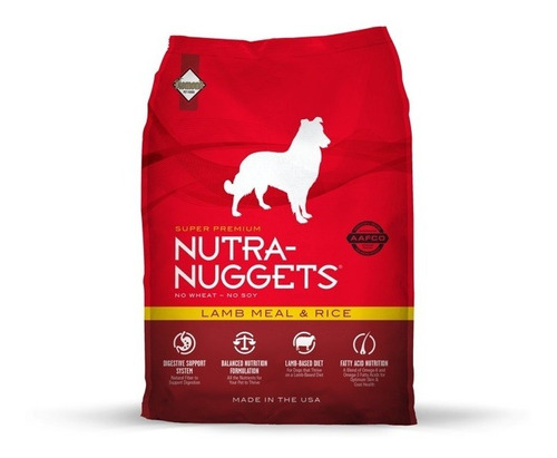 Nutra Nuggets Cordero Y Arroz X 1 Kg