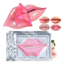 Comprar 5 Máscaras Labial Hidratante Boca Com Colágeno Rosa Boca