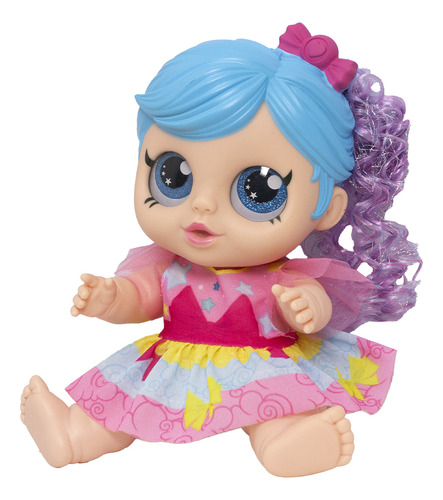 Boneca Menina Rainbow Surprise Articulada Fofa Olhos Grandes