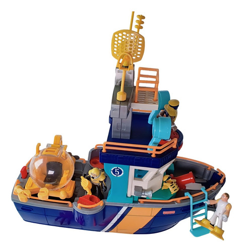 Imaginext Barco Pesca Mortal Mattel Fundo Mar Fischer Price (Usado)