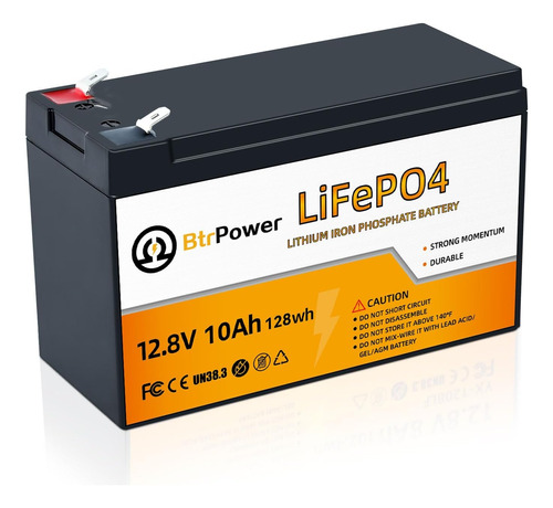 Batería Lifepo4 De Litio De 12 V 10 Ah, Batería Lifepo4 De C