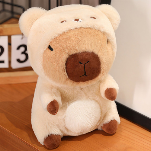 2 Muñecos De Carpincho De Peluche Y Bolsas De Almacenamiento