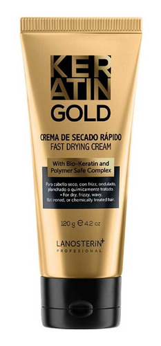 Crema De Secado Rápido Keratin Gold 120 G