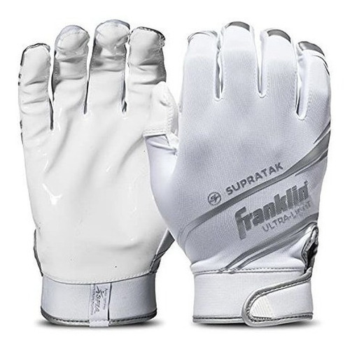 Imagen 1 de 1 de Franklin Sports Supratak - Guantes Para Receptor De Fútbol,