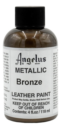 Pinturas Para Cuero De Angelus, Bronce, 4 Onza Estandar