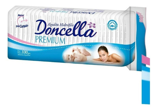 Algodon Doncella  Pre-cortado 100gr (4 Unidades)