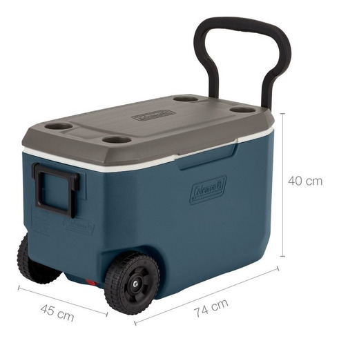Conservadora Portatil Coleman Xtreme 62qt Heladera C/ Ruedas