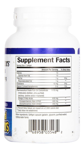 Natural Factors Rxomega-3, Un Apoyo Natural Para La Salud De