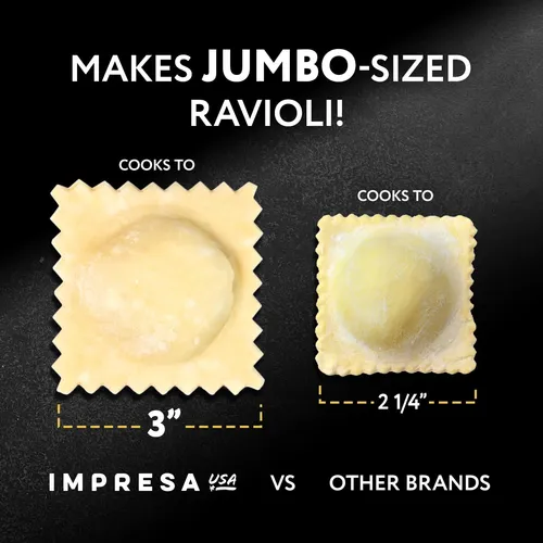 Paquete De 2 Prensa Hacer Raviolis Jumbo Juego De M...