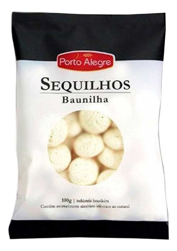 Biscoito Sequilho Baunilha Porto Alegre Pacote 100g