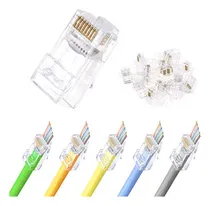 Comprar Conectores De Paso Vce Cat6 Rj45, Paquete De 100, 3 Clavijas