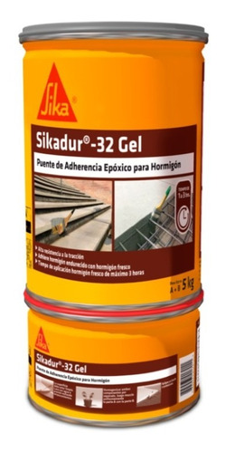 Sikadur 32 Gel Puente De Adherencia A+b Sika X 1kg