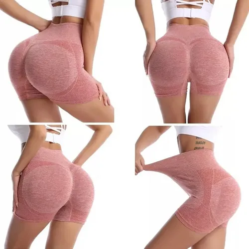Conjunto Deportivo Dama Short Licra Levanta Cola Push Up+top