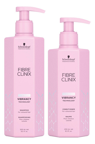 Schwarzkopf Fibre Clinix Vibrancy Kit Shampoo + Enjuague 3c