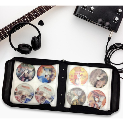 Soporte Para Discos Vcd, Bolsa Organizadora De Cd, Bolsa De