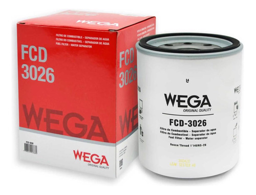 Filtro De Combustible Wega Fcd-3026