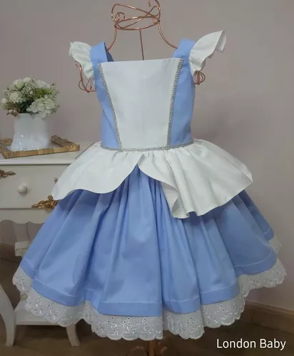 Vestido Cinderela Infantil - Tudo Mamães