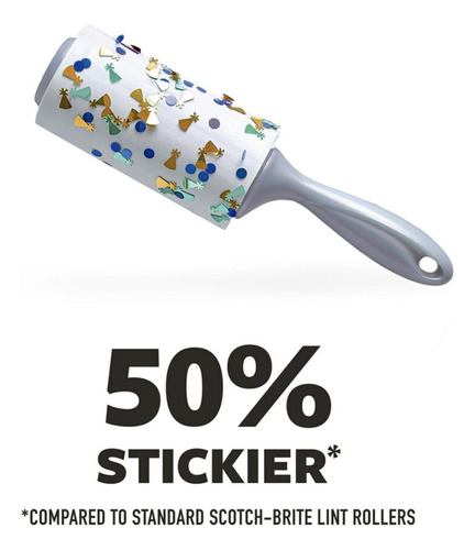 Scotch-brite Extreme Clean Rodillo Para Pelusas, 50 % Más P