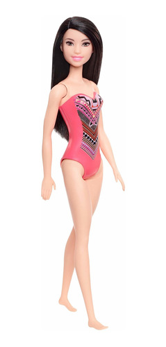 Muñeca Barbie Surtido De Playa Mattel Ghw38 Ghh38 Morocha