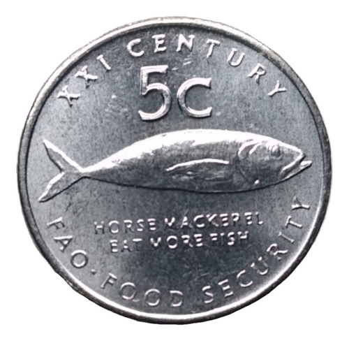 Moneda Namibia Conmemorativa 5 Centavos 2000, Condicion: Unc