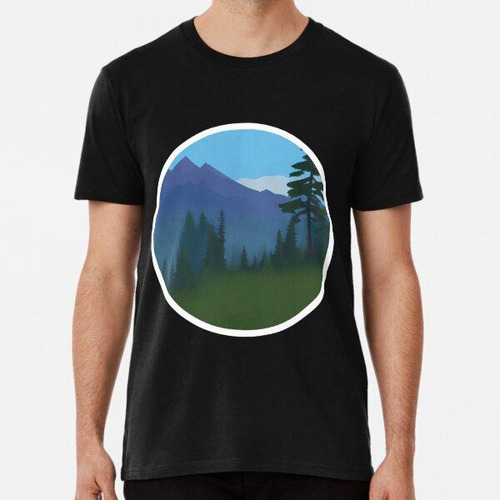 Remera Hermoso Paisaje De Montaña Algodon Premium