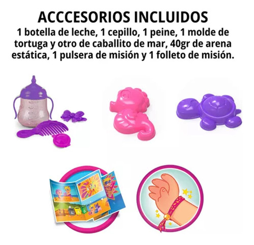Muñeca Tiger Super Cute Gaby Playa Con Moldes Para Arena Sc0