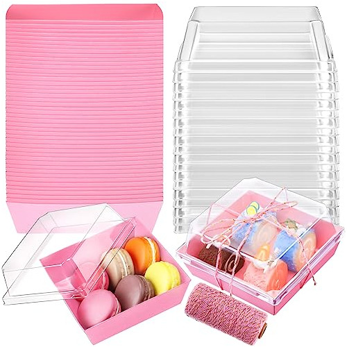 Ctosree 100 Pcs Paper Charcuterie Cajas Con Tapas S5lrw